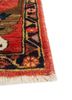 aalam blue wool hand knotted Rug - Corner