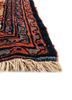 aalam blue wool hand knotted Rug - Corner aalam blue wool hand knotted Rug - Corner
