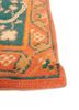 aalam red and orange wool hand knotted Rug - Corner aalam red and orange wool hand knotted Rug - Corner