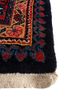 aalam red and orange wool hand knotted Rug - Corner