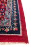 aalam ivory wool hand knotted Rug - Corner