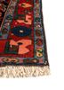 aalam blue wool hand knotted Rug - Corner aalam blue wool hand knotted Rug - Corner