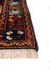 aalam blue wool hand knotted Rug - Corner aalam blue wool hand knotted Rug - Corner