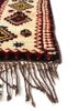 aalam red and orange wool hand knotted Rug - Corner aalam red and orange wool hand knotted Rug - Corner