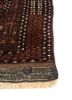 aalam beige and brown wool hand knotted Rug - Corner