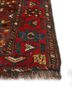 aalam blue wool hand knotted Rug - Corner