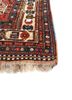 aalam blue wool hand knotted Rug - Corner aalam blue wool hand knotted Rug - Corner