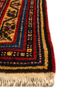 aalam blue wool hand knotted Rug - Corner aalam blue wool hand knotted Rug - Corner
