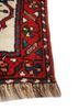 aalam red and orange wool hand knotted Rug - Corner aalam red and orange wool hand knotted Rug - Corner