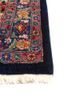 aalam blue wool hand knotted Rug - Corner aalam blue wool hand knotted Rug - Corner