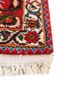 aalam red and orange wool hand knotted Rug - Corner aalam red and orange wool hand knotted Rug - Corner
