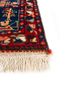 aalam pink and purple wool hand knotted Rug - Corner aalam pink and purple wool hand knotted Rug - Corner