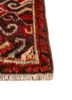 aalam red and orange wool hand knotted Rug - Corner aalam red and orange wool hand knotted Rug - Corner