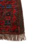 kiaan red and orange wool hand knotted Rug - Corner