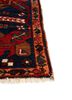 aalam blue wool hand knotted Rug - Corner