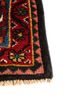 aalam blue wool hand knotted Rug - Corner
