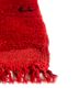 nuray pink and purple wool hand knotted Rug - Corner