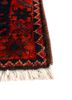 aalam red and orange wool hand knotted Rug - Corner aalam red and orange wool hand knotted Rug - Corner