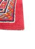 aalam pink and purple wool hand knotted Rug - Corner aalam pink and purple wool hand knotted Rug - Corner