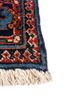 aalam blue wool hand knotted Rug - Corner aalam blue wool hand knotted Rug - Corner
