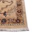 aalam red and orange wool hand knotted Rug - Corner