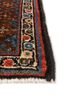 aalam blue wool hand knotted Rug - Corner