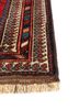aalam blue wool hand knotted Rug - Corner aalam blue wool hand knotted Rug - Corner
