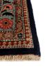 aalam pink and purple wool hand knotted Rug - Corner