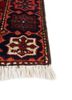 aalam red and orange wool hand knotted Rug - Corner aalam red and orange wool hand knotted Rug - Corner