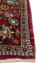 aalam blue wool hand knotted Rug - Corner aalam blue wool hand knotted Rug - Corner