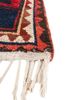 nuray red and orange wool hand knotted Rug - Corner