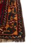 aalam blue wool hand knotted Rug - Corner aalam blue wool hand knotted Rug - Corner