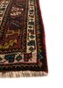aalam blue wool hand knotted Rug - Corner