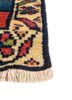 nuray pink and purple wool hand knotted Rug - Corner