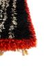 zuri grey and black wool hand knotted Rug - Corner zuri grey and black wool hand knotted Rug - Corner