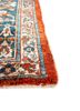 gulmarg red and orange silk hand knotted Rug - Corner gulmarg red and orange silk hand knotted Rug - Corner