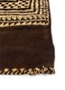 zuri beige and brown wool hand knotted Rug - Corner