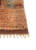 zuri red and orange wool hand knotted Rug - Corner