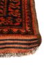 kiaan red and orange wool hand knotted Rug - Corner kiaan red and orange wool hand knotted Rug - Corner