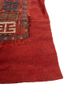 nayaab red and orange wool flat weaves Rug - Corner nayaab red and orange wool flat weaves Rug - Corner