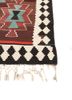 nayaab beige and brown wool flat weaves Rug - Corner
