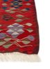 nayaab blue wool flat weaves Rug - Corner nayaab blue wool flat weaves Rug - Corner