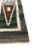 nayaab blue wool flat weaves Rug - Corner