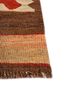 nayaab red and orange wool flat weaves Rug - Corner nayaab red and orange wool flat weaves Rug - Corner