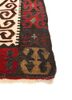 nayaab blue wool flat weaves Rug - Corner nayaab blue wool flat weaves Rug - Corner