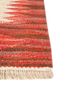 nayaab red and orange wool flat weaves Rug - Corner nayaab red and orange wool flat weaves Rug - Corner