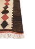 nayaab beige and brown wool flat weaves Rug - Corner nayaab beige and brown wool flat weaves Rug - Corner