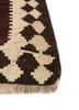 nayaab beige and brown wool flat weaves Rug - Corner nayaab beige and brown wool flat weaves Rug - Corner