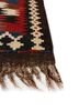 nayaab red and orange wool flat weaves Rug - Corner nayaab red and orange wool flat weaves Rug - Corner