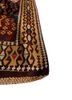 aalam blue wool flat weaves Rug - Corner aalam blue wool flat weaves Rug - Corner